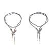Ethnic Classic Cowboy PU Leather Rodeo Bolo Tie Cord Eagle Pendant