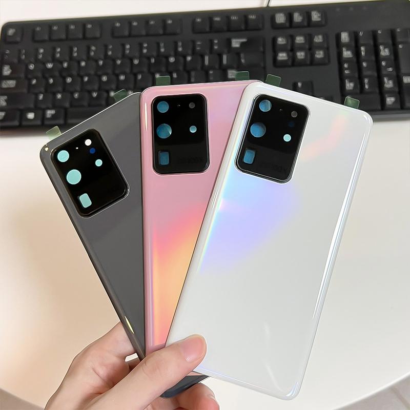 Glass Housing Back Cover Cases For SAMSUNG Galaxy S20 Ultra S20Ultra Phone Rear Battery Door Phone Cover Back Cover Tools