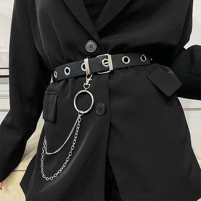 Retro Punk Hip-Hop Women's Belt - European & American Style Student Accessory