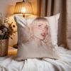 s-Sabrina Carpenters Singer Cushion Cover Premium Comfort Reversible Pillow Cove -Two In One Design for Any Room & Car Interior