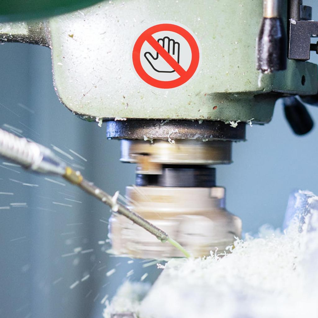 Sewrroro Label Warning Vinyl Sticker Peelable Sticker Small Sign Do Not Touch Car Decal Sticker Danger, Do Not Touch Sticker Stop Adhesive Vinyl