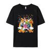 Halloween Pumpkin Fall Dabbing Unicorn Tshirts Funny Printed Tops Tees Cotton Fabric TShirt for Men Casual