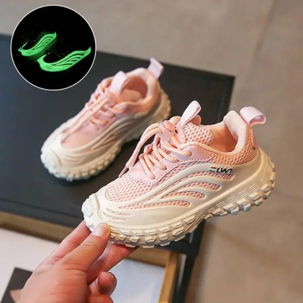 

Children Night Glow Shoes Casual Sneaker Soft Sole Running Shoes Kids Shoe Girl Anti-Slip Women Sneaker 36