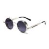 New Classic Retro Round Frame Steampunk Sunglasses European and American Style Fashion Trend Modern Men's Sunglasses