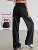 Plus Size Women's Casual Wide-Leg Yoga Pants for Autumn Fitness