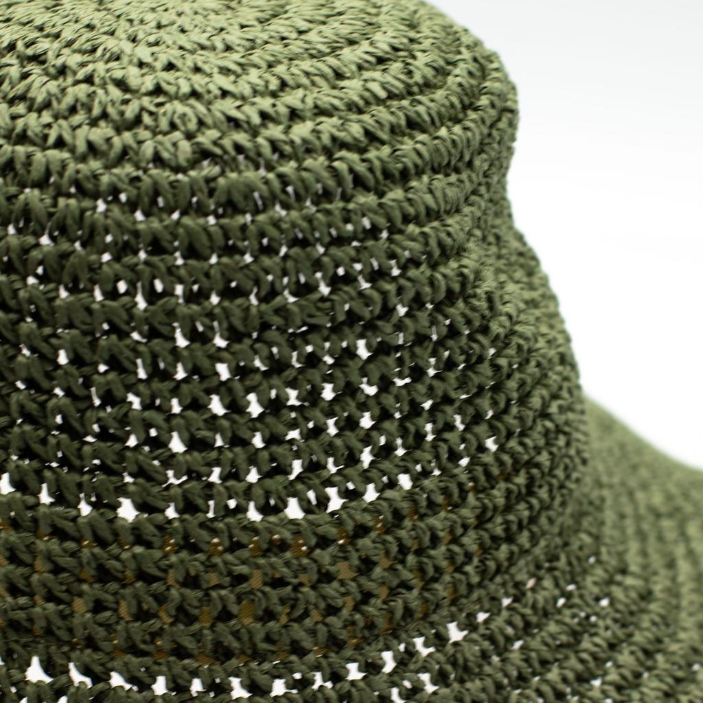 Nomad Sari Floppy Straw Sun Hat – Moss Green