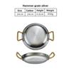 Commercial Crayfish Plate Flat Bottom Stewed Rice Pot Double Ear Frying Pan Hotpot 304 Stainless Steel Spanish Seafood Rice Pot