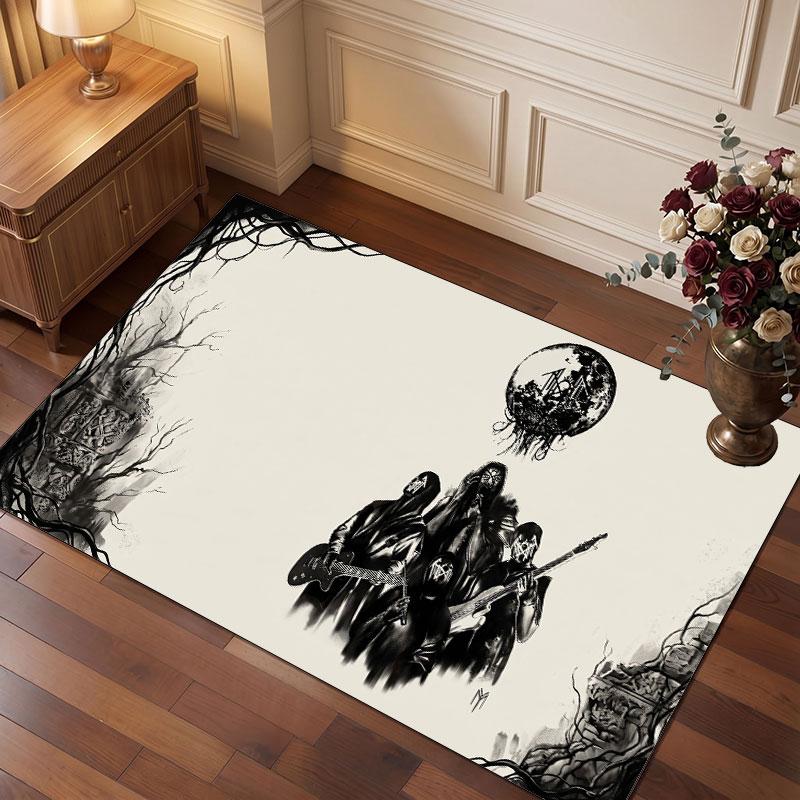 Sleep Token Rug Soft Thick Non Slip Floor Carpet for Bedroom Living Room Home Decor