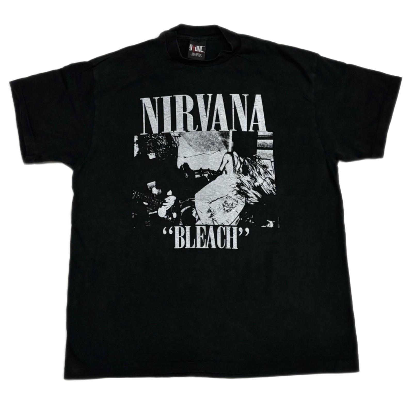 Vintage 90s Nirvana Bleach Fudge Pack Smokin 90s Grunge Band XL REPRINT Unisex T-Shirt XL