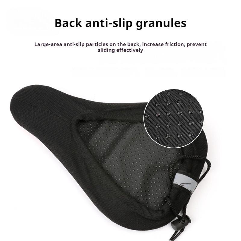 New Bicycle Saddle 3D Soft Cycling Seat Cover MTB Mountain Bike Thickened Sponge Pad Outdoor Breathable Cushion Bike Accessories
