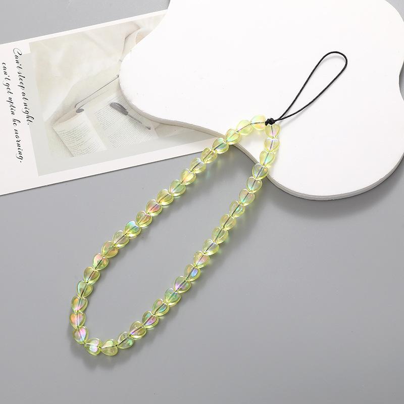 Y2k Five-Pointed Star Bead Phone Strap Charm Chain Cellphone Lanyard Keychain Woman Girl Bag Camera Pendant For Airpods Case