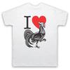 I Love Cock Retro Slogan Funny Comedy Hen Night Tour Mens And Womens T-Shirt