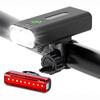 Set Lumini Bicicletă LED 10000mAh Față Spate Reîncărcabile Far Lampă Spate