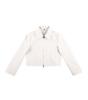 Cueclyp [Bb] Minimal Line Zip-Up Jacket (Ivory)