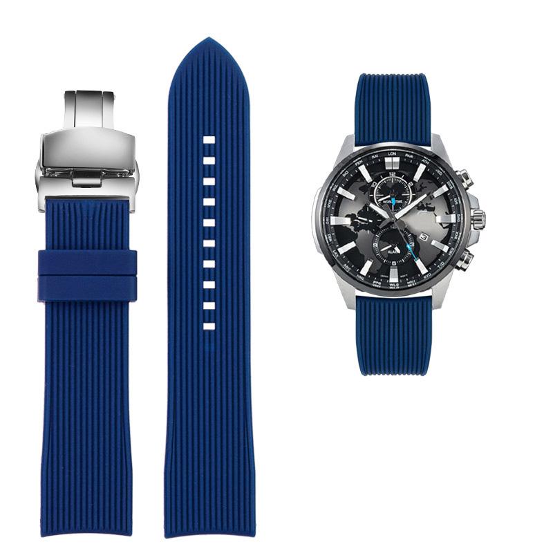 Classic Arc Interface New Waterproof Silicone WATCH Band for Huawei Samsung Watchband 20mm 22mm Rubber Strap for Mido Tissot Omega