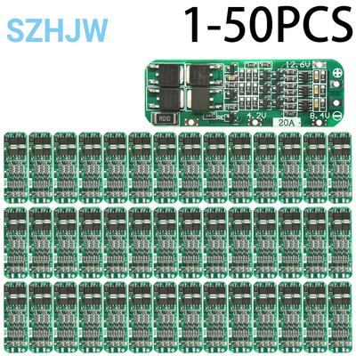 1-10 Stück 3S 20A Li-Ionen Lithiumbatterie 18650 Ladegerät Schutzplatine PCB BMS 11,1V 12V 12,6V Zellenlade-Schutzmodul