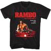Rambo Print Tshirt Unisexs Summer Classic Action Movie Graphic Shortsleeved Casual Street Style Loose Fit Streetwear Graphic Top