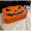 Pu Leather Halloween Tote Bag Gothic Demon Messenger Bag Funny Pumpkin Shoulder Bag  Women