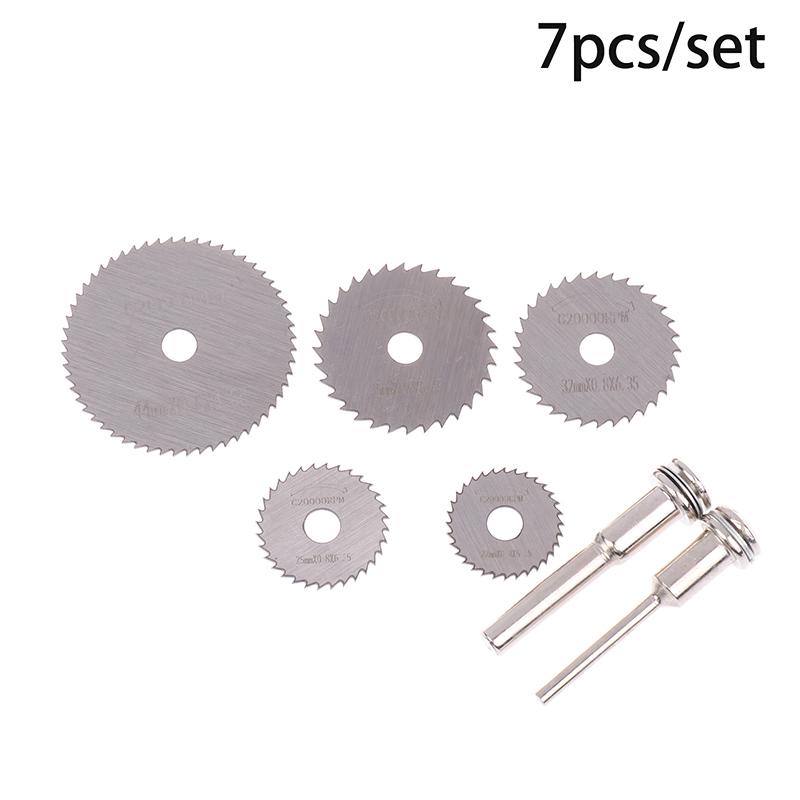 High Speed Steel Saw Disc Wheel Cutting Blade Mini Circular Saw Blade Set With 1 Or 2 Extension Rod For Wood Metal Electric Tool
