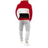 Men's Color Block Hoodie and Jogger Pants Set - Casual Winter Tracksuit