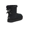 UGG Bailey Mini Bailey Kastanie Warm Plüsch Kurze Schneestiefel Damen Schneestiefel Schwarz 1119512-BLK