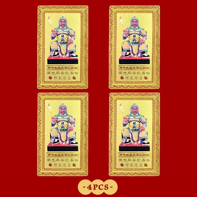 Tarjeta Amuleto Tai Sui 2026 Oración Feng Shui Tarjeta Dorada Exorcismo Protección Regalo Buda Amuleto Seguro Atraer Riqueza Y Tesoro