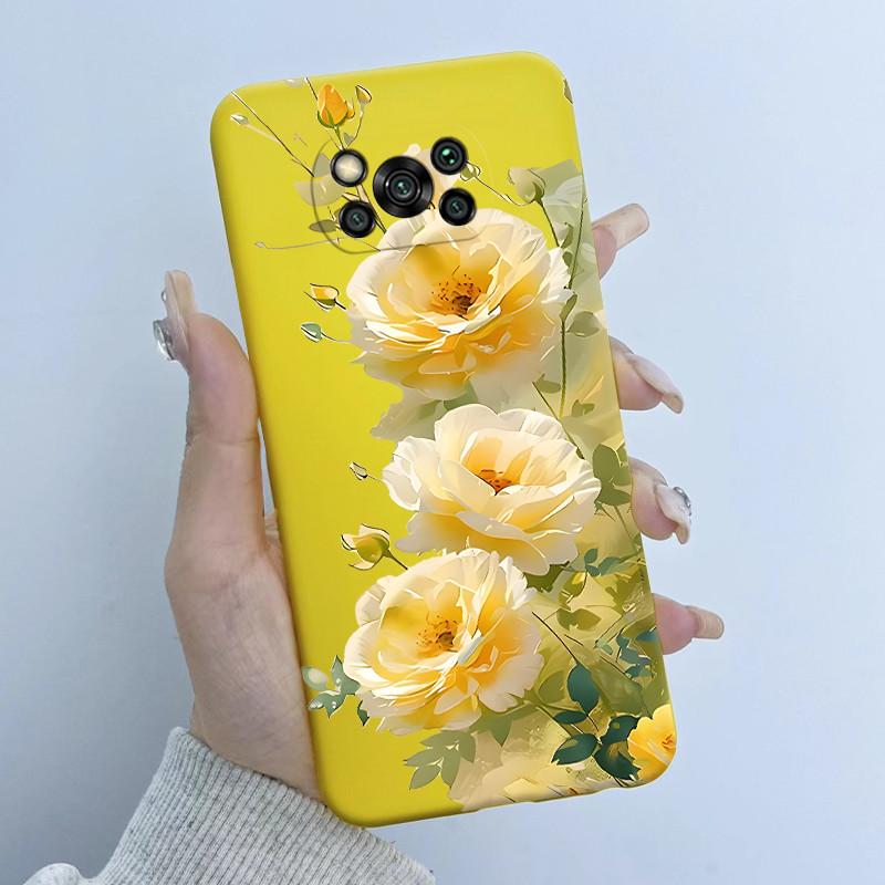For Xiaomi Poco X3 Pro Case Flower Girls Design Soft Silicone Phone Back Cover For Xiomi PocoX3 Pro X 3 3X Poco X3 NFC Shells