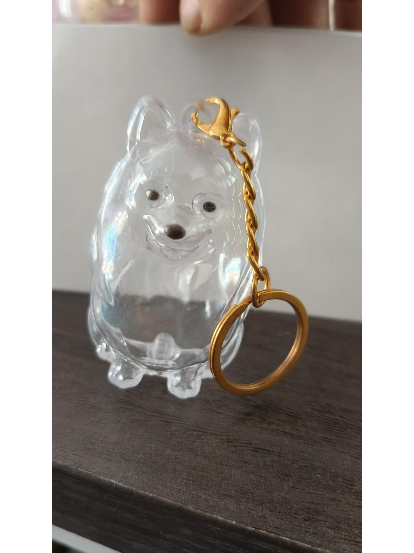 

Прозрачная коробка для хранения шерсти домашних животных - Милый кулон-капсула для памятных шариков шерсти животных, Пылезащитная подарочная коробка