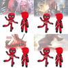 Adorable Deadpool Wolverine Plush Toys Featuring Vibrant Red Colors And Soft Pp Cotton Filling Perfect For Collectors And Kids