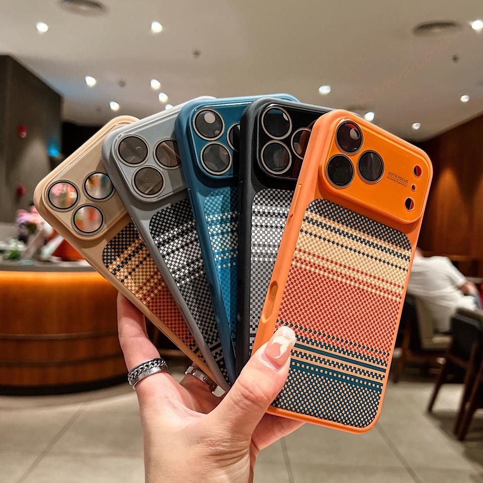 Official Magnetic Phone Case For For Iphone 17 12 13 14 1 16 17 Pro Max 14 1 Plus  Big Windows Shockproof Protector Cover