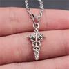 Dragon Snake Spider Gothic Pendant Antique Bronze Metal Daughter Choker Necklace Hot Sale