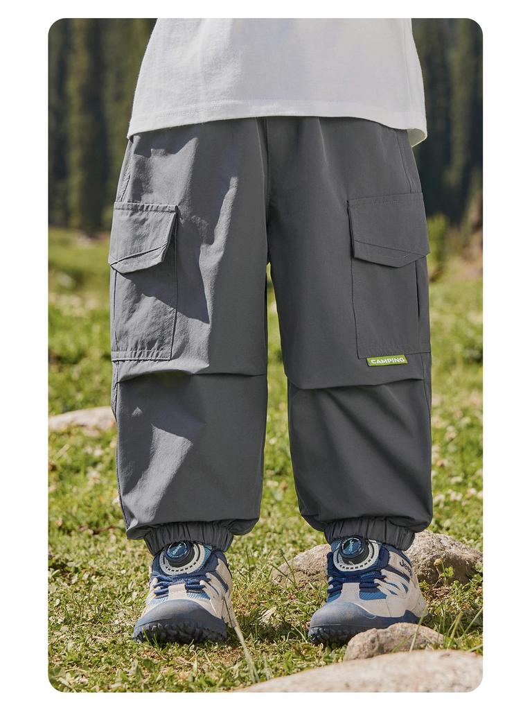 European Boy's Fleece-Lined Work Pants, Winter 2025 Children's Wear Collection