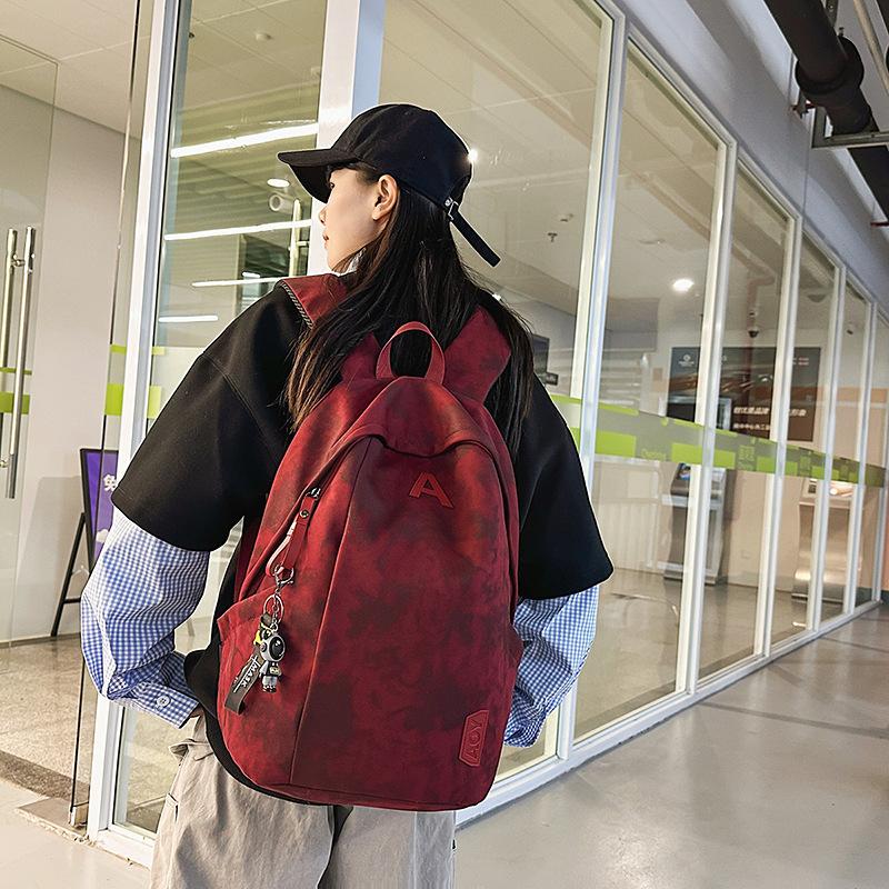 Schoolbag new large-capacity backpack camouflage retro travel backpack college student hot-selling new casual fashion schoolbag
