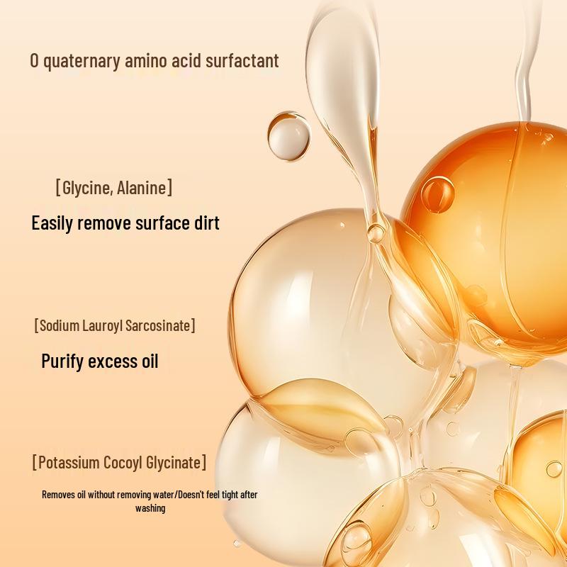 Yaqinuo VC Amino Acid Facial Cleanser - Deep Cleansing & Pore-Shrinking Face Wash for Women