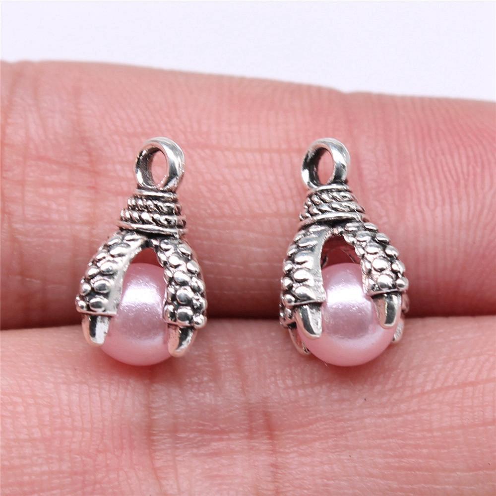 Zubehörteile Perlenanhänger Vintage Schmuckzubehör QA041