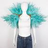 Carnival Costume Decorative Accessories Luxury Feather Shawl Party Cosplay Scarf Fashion Show Runway Performance Elegant Apparel