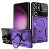 Magnetic Ring Armor Shockproof Case For Samsung Galaxy S25 Ultra Plus S 25 A16 A26 A36 A56 A06 Magsafe Wireless Charge Cover