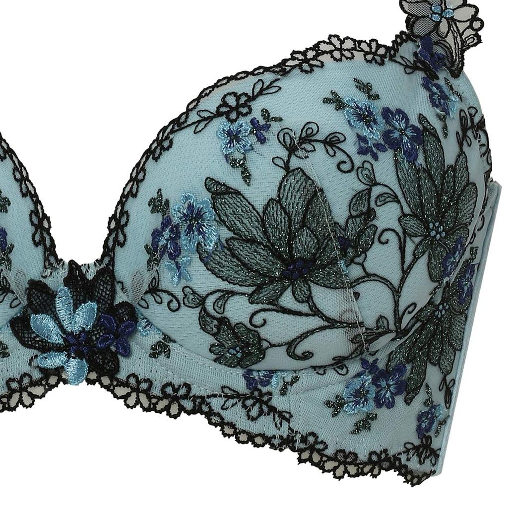 Triumph Premium Red Label 0076 M007 B70 Bra, TR0076WHU, Women's, (Blue),