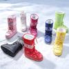 Damen hohe Mond Weltraum Schnee Stiefel, Runde Spitze Leichte Dicke Sohle Winter Ski Stiefel