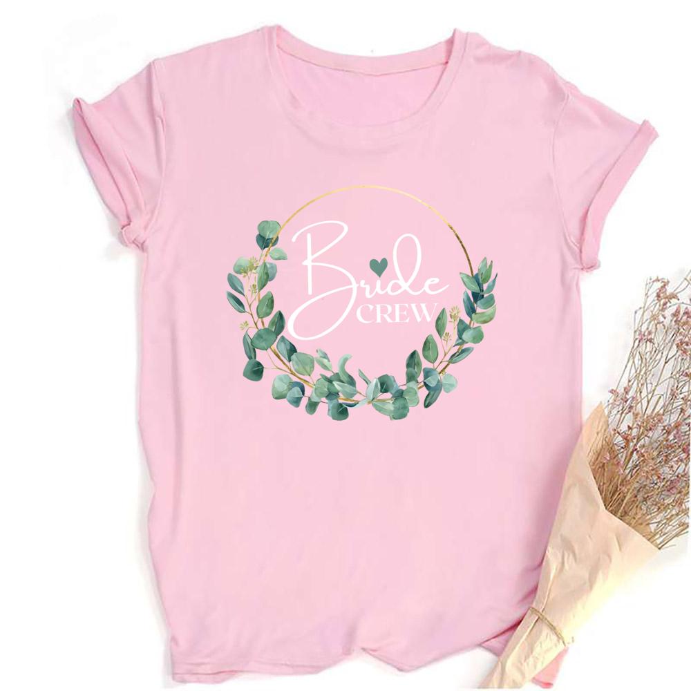 Bachelorette Party Shirt Woman's JGA T-Shirt Bride Crew Team Bride Tee Wedding Gift for Brides Engagement Aesthetic Clothes