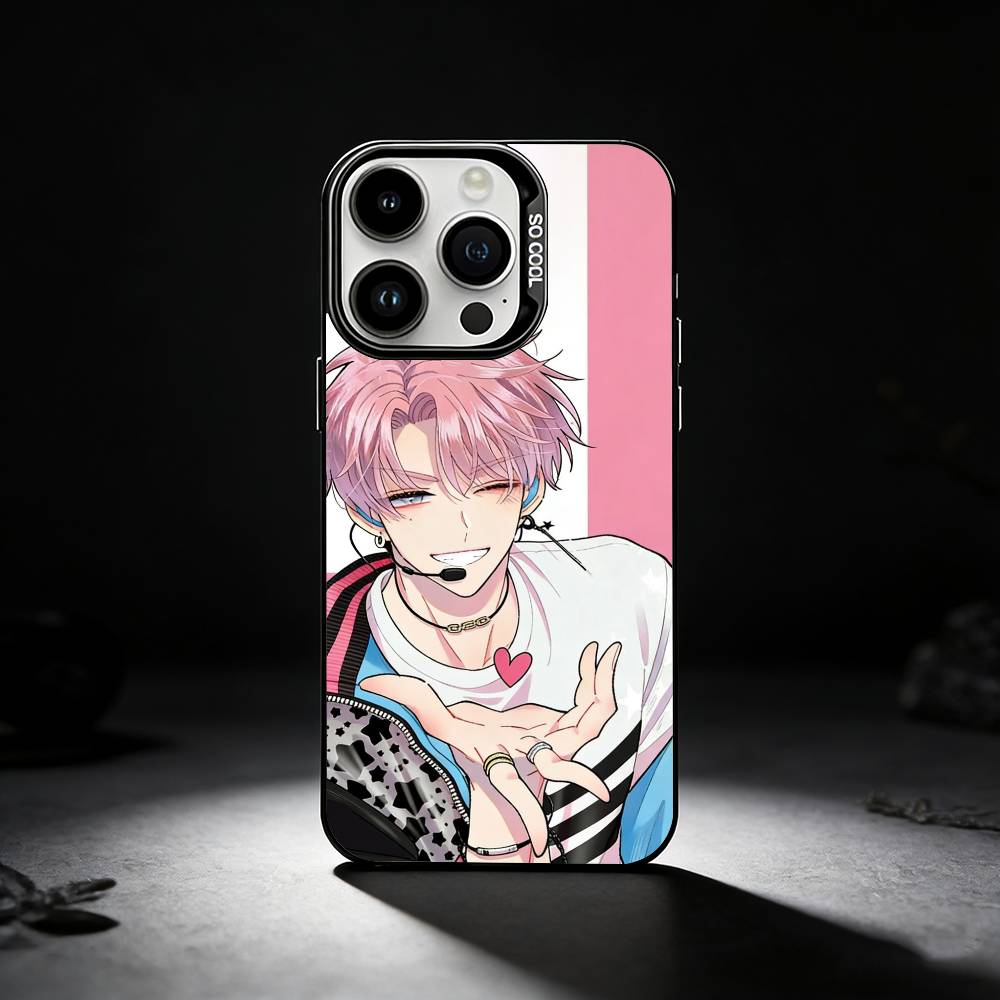 Tamon s B-Side Phone Case For iPhone 17,16,15,14,13,12,11 Plus,Pro Max,XS,Colored silver phone case
