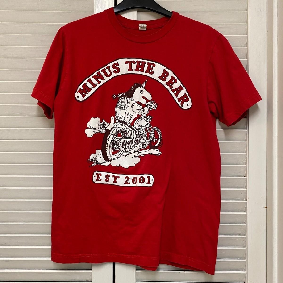 Retro Minus The Bear Band Cotton All Size Shirt S82155 M