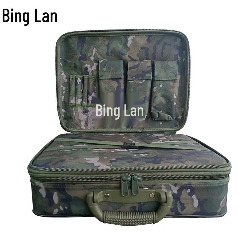 Tactical Double-Layer Document Briefcase