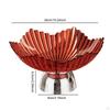 Pedestal Fruit Bowl Decoration Portable Elegant Stylish Decorative Multifunctional Snack Storage