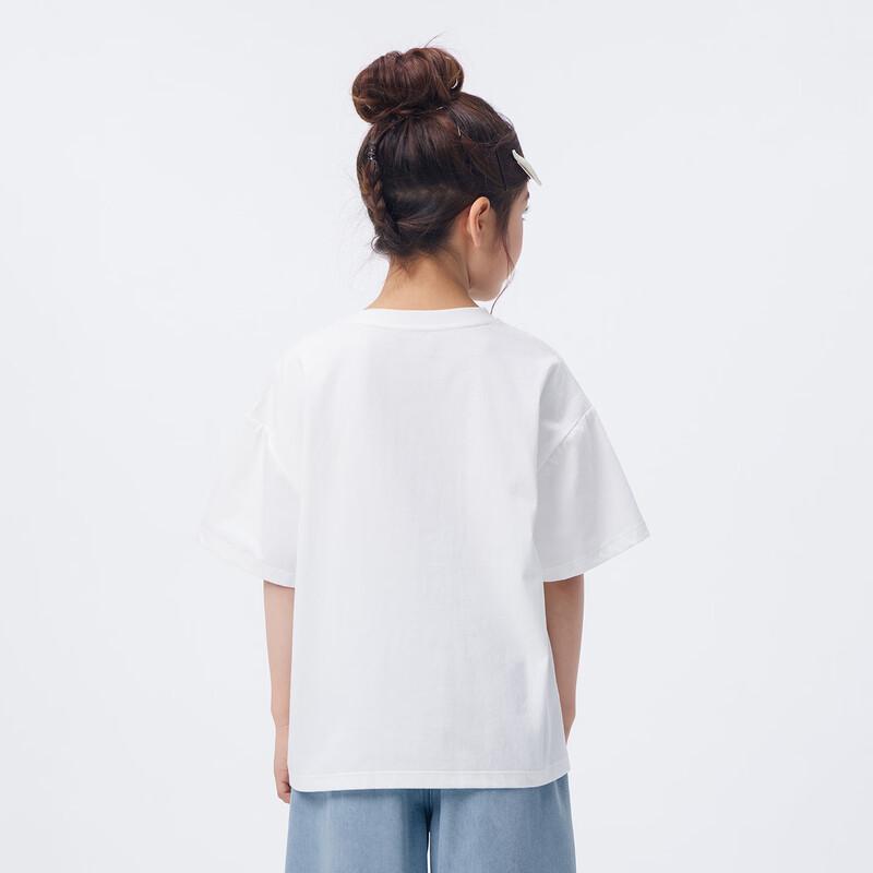 Xiaoyinman Girls' Cartoon Print Short Sleeve T-shirt