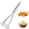 Stainless Steel Potato Masher Suitable for Mashing Vegetables and Ideal for Baby Easy To Fine Holes for Less Home and Commercial Use - Fruits, Food,