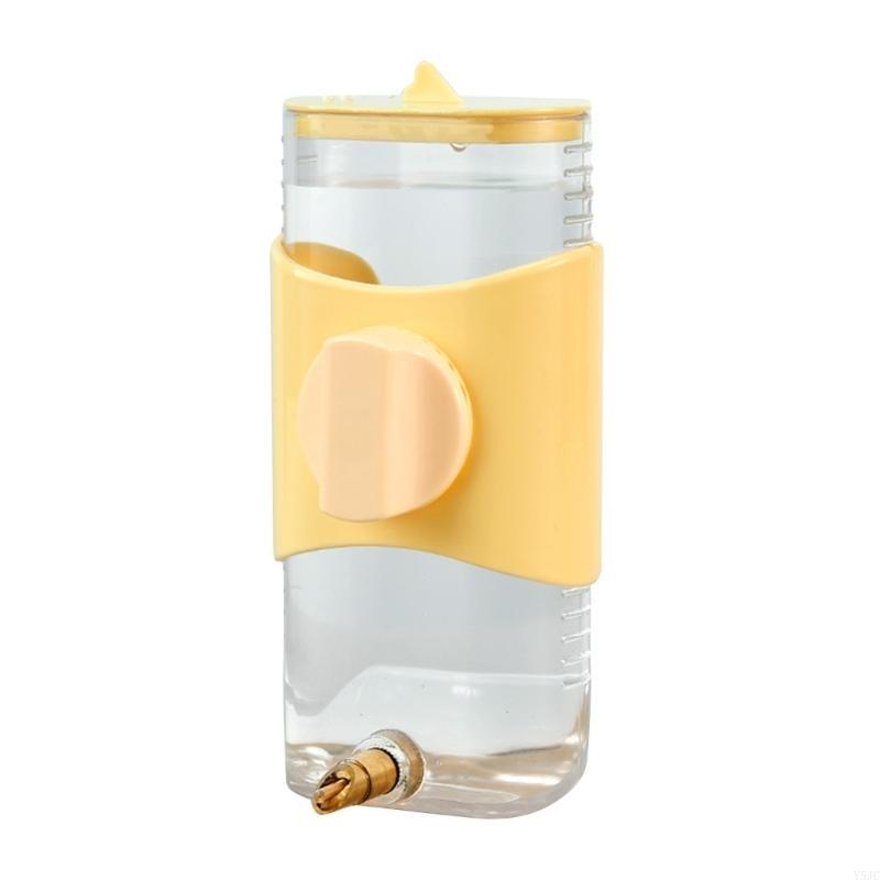 Y5JC Pet Drinking Bottle Plastic Water Drinking Bowl for Parrot Pet Water Dispenser