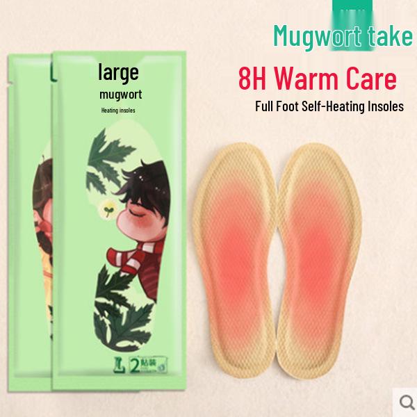Large Warm Baby Foot Patch: Self-Heating Sole Warmers, 2 Mini Pieces