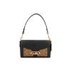 Jade 26 Monogram Print Color Block Shoulder Bag Women Shoulder Bag Black Brown 90782-IMCBI