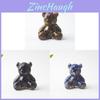 Crystal Resin Art Miniature Bear Desk Decor For Office And Home Gift Ideas